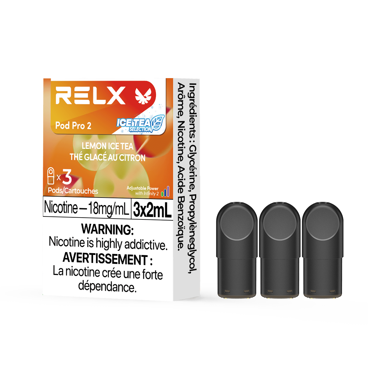 RELX Pod Pro 2-Lemon Ice Tea