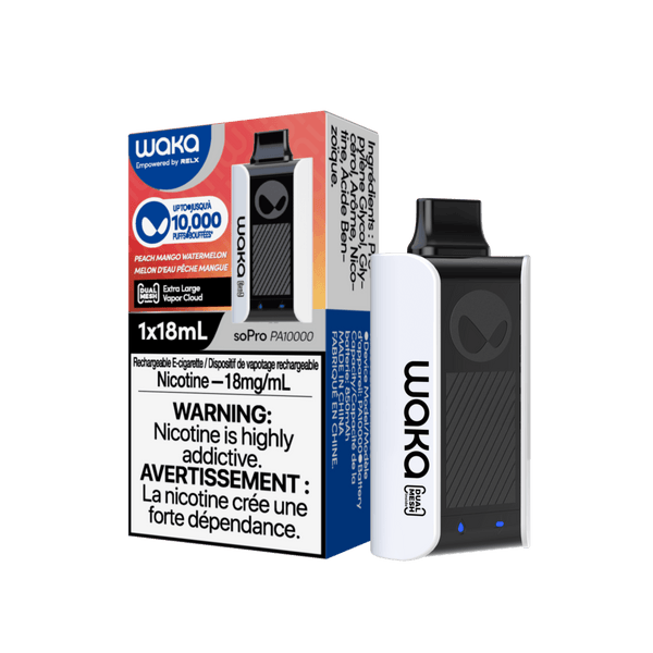 WAKA soPro PA10000 waka-sopro-pa10000-disposable-vape-10000-puffs-official-waka-canada-store-34543289237643
