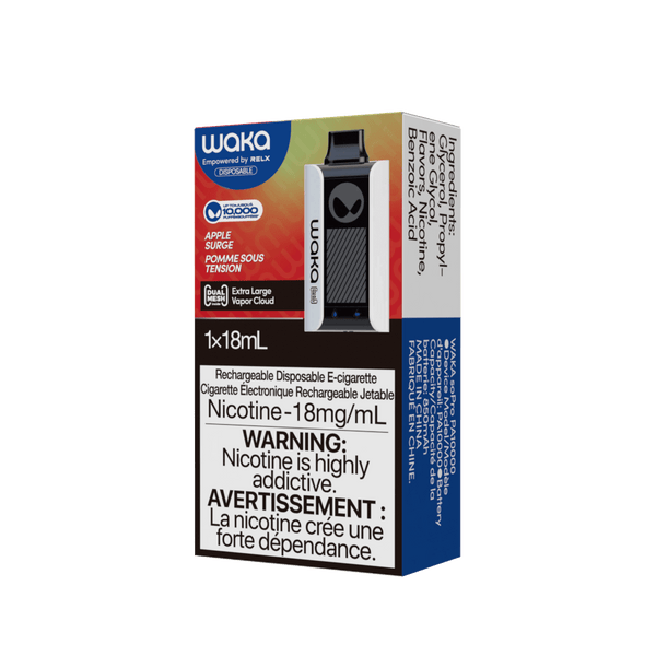 WAKA soPro PA10000 10000 puffs Apple Surge waka-sopro-pa10000-disposable-vape-official-waka-canada-store-10000-puffs-apple-surge-33366131802251