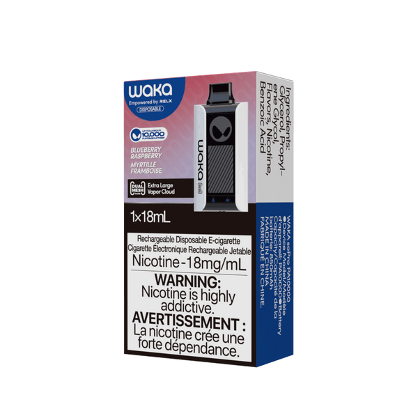 WAKA soPro PA10000 10000 puffs Blueberry Raspberry waka-sopro-pa10000-disposable-vape-official-waka-canada-store-10000-puffs-blueberry-raspberry-33366131703947