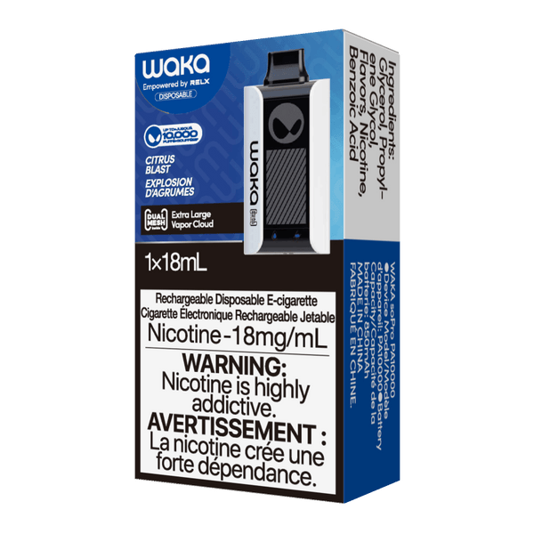 WAKA soPro PA10000 10000 puffs Citrus Blast waka-sopro-pa10000-disposable-vape-official-waka-canada-store-10000-puffs-citrus-blast-33366132588683
