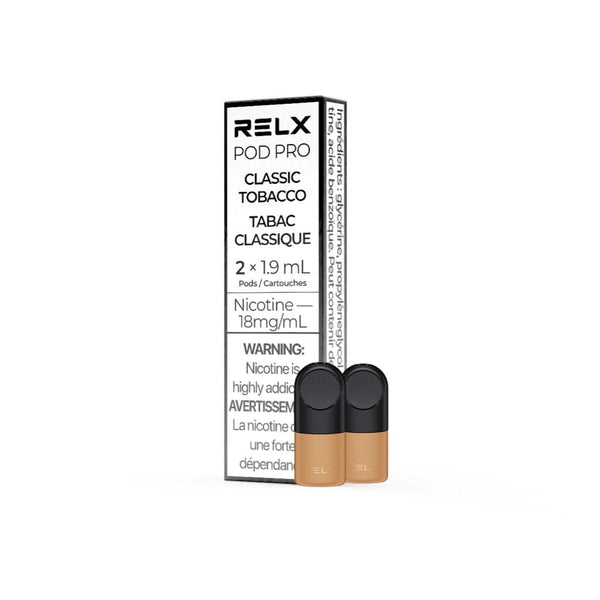 RELX-Canada Tobacco / 18mg/ml / Classic Tobacco RELX Pod Pro
