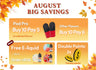 August Big Savings