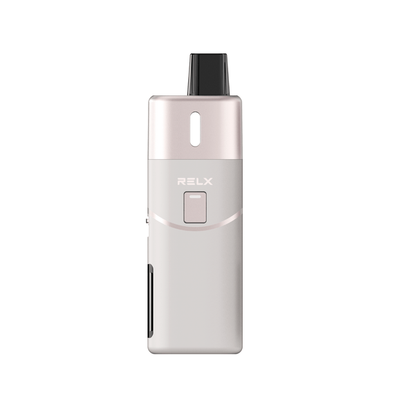 RELX Alpha-1 Device Kit for E-Liquid Relxalpha-1kitchampagnefront
