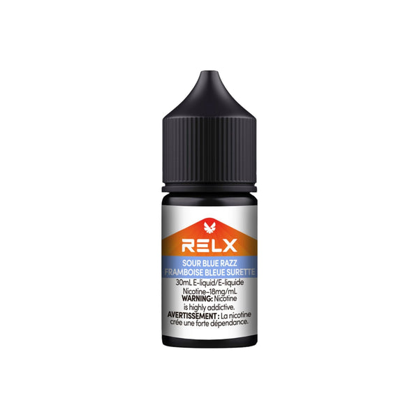 RELX E-liquid Sour Blue Razz 18mg ml Sour Blue Razz relx-30ml-nic-salt-e-liquid-new-flavors-relx-canada-official-18mg-ml-sour-blue-razz-35077096046731
