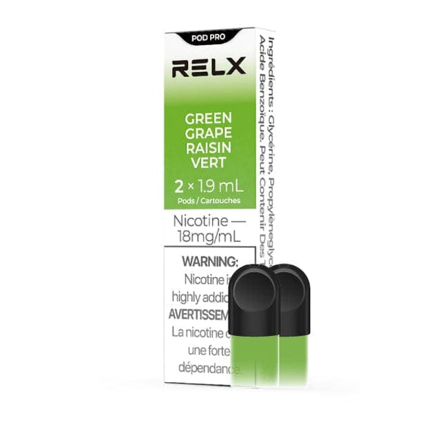 RELX Pod Pro Green Grape Beverage 18mg ml relx-pod-pro-green-grape-relx-canada-official-beverage-18mg-ml-33883621687435
