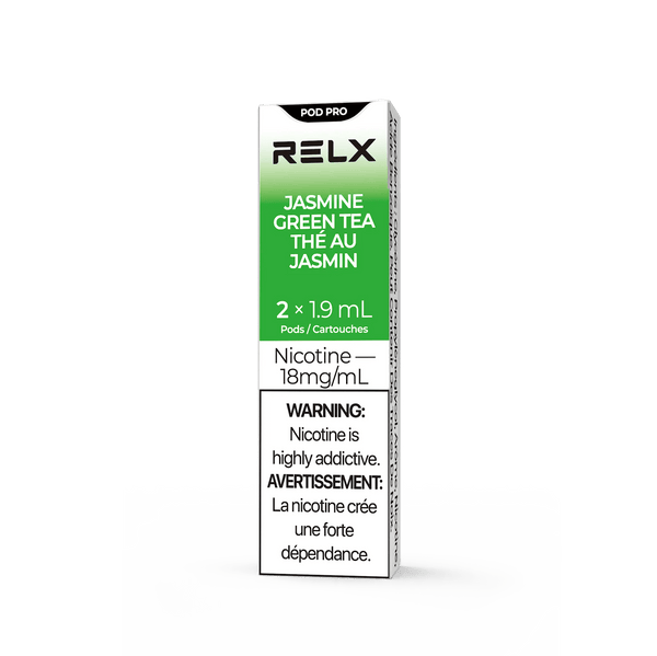 RELX Pod Pro Jasmine Green Tea Beverage 18mg ml relx-pod-pro-jasmine-green-tea-relx-canada-official-beverage-18mg-ml-33865330327691
