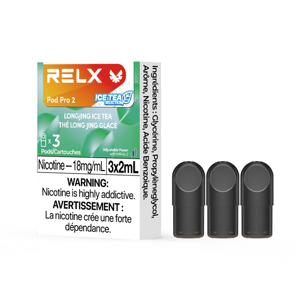 RELX Pod Pro 2 Longjing Ice Tea relx-vape-pod-pro-2-3-pod-pack-18mg-ml-relx-canada-beverage-18mg-ml-longjing-ice-tea-34558826184843
