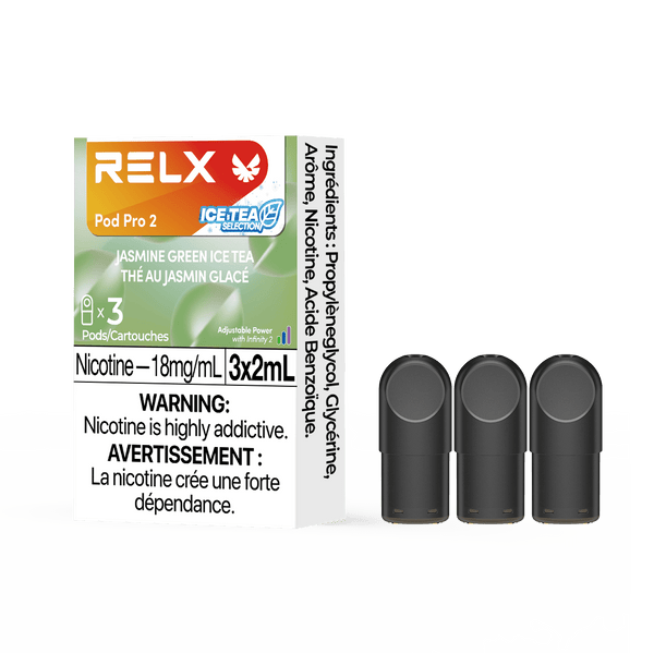 RELX-Canada Federal Stamp / Beverage / Jasmine Green Ice Tea RELX Pod Pro 2
