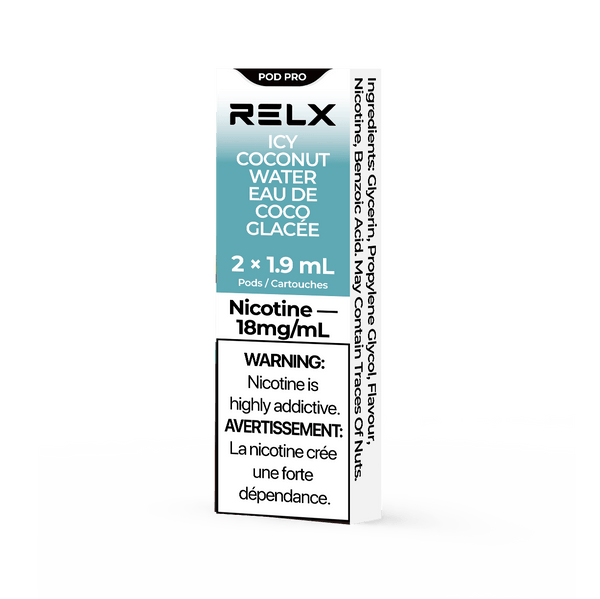 RELX Pod Pro Beverage 18mg ml Icy Coconut Water relx-vape-pod-pro-relx-canada-official-32931317022859
