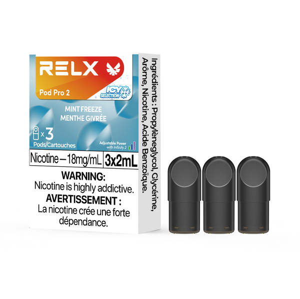 RELX Pod Pro 2 Mint 18mg ml Mint Freeze relx-vape-pod-pro-relx-canada-official-6941974921622
