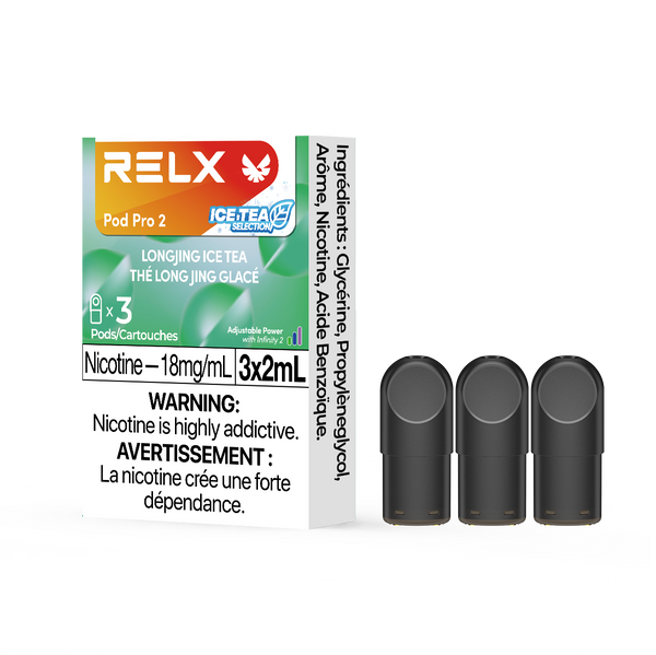 RELX Pod Pro 2 Beverage 18mg ml Longjing Ice Tea relx-vape-pod-pro-relx-canada-official-6941974921806
