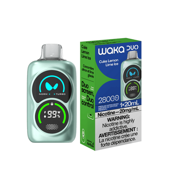 WAKA DUO 28000 puffs Cuke Lemon Lime Ice waka-duo-28000-puffs-relx-canada-offical-28000-puffs-cuke-lemon-lime-ice-34672655106187
