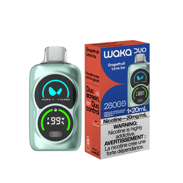 WAKA DUO 28000 puffs Grapefruit Lime Ice waka-duo-28000-puffs-relx-canada-offical-28000-puffs-grapefruit-lime-ice-34672655138955
