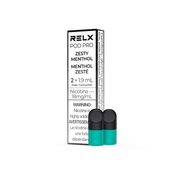 RELX-Canada Mint / 18mg/ml / Zesty Menthol RELX Pod Pro
