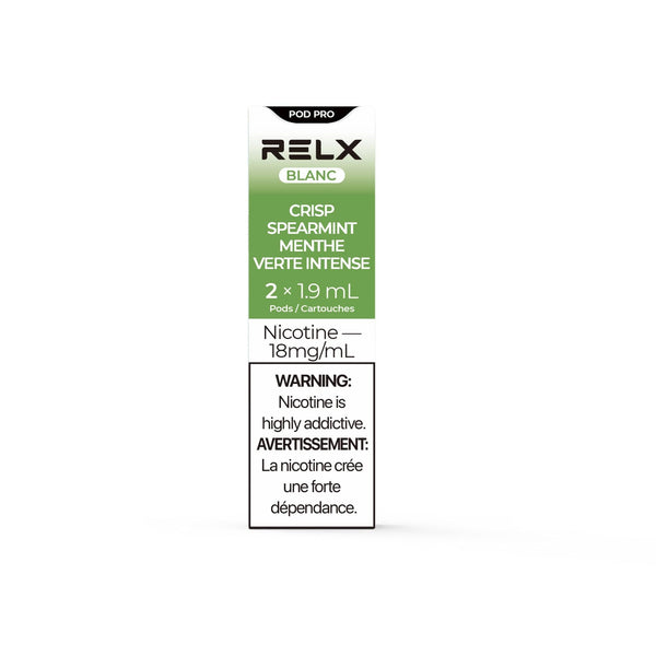 RELX-Canada Mint / 18mg/ml / Crisp Spearmint RELX Pod Pro
