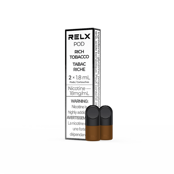 RELX-Canada Tobacco / 18mg/ml / Rich Tobacco RELX Pod Pro
